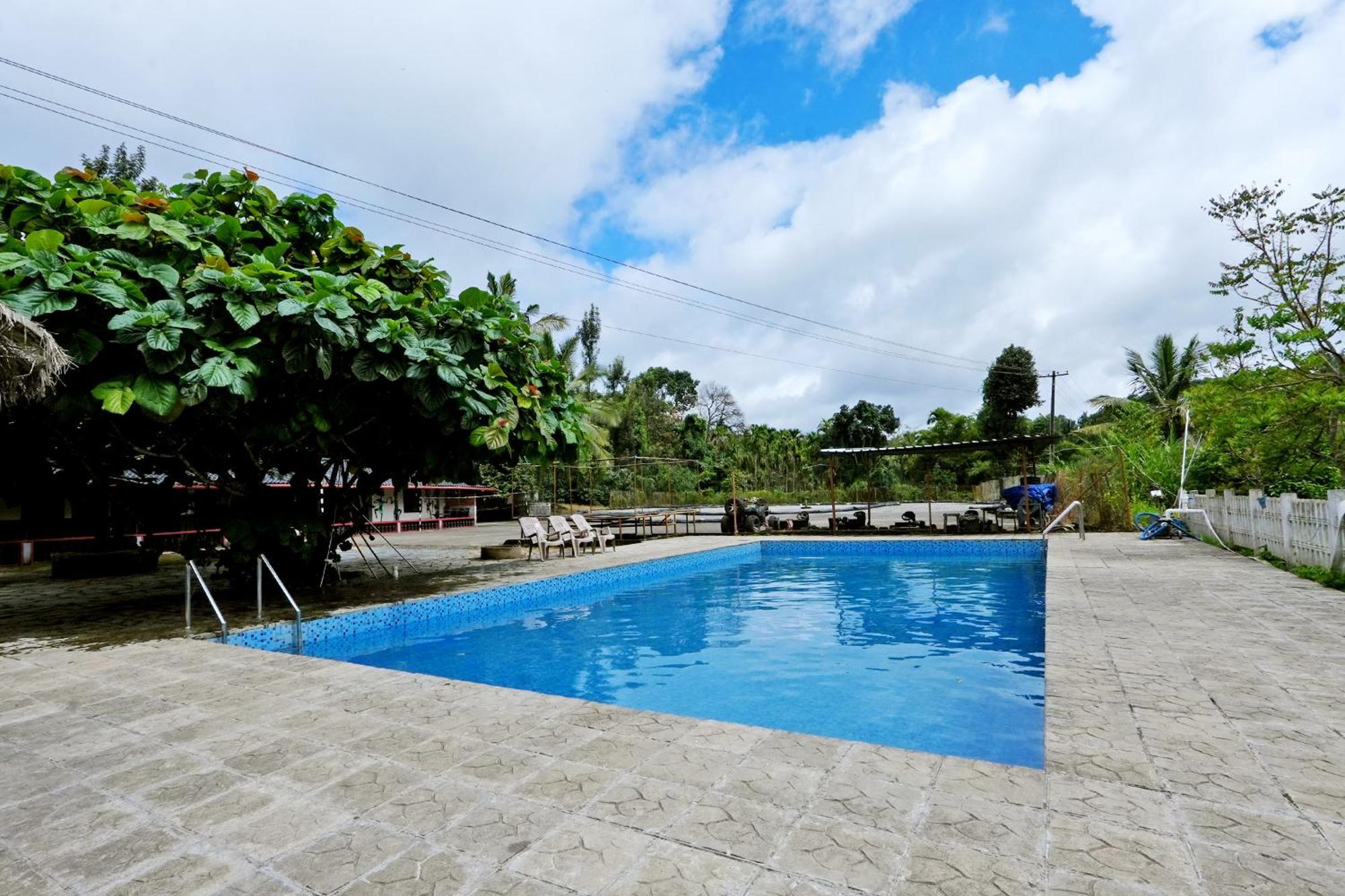 Leisure Homestay - Pool, Boating, Zipline, Home Food, Estate Chikmagalūr Buitenkant foto